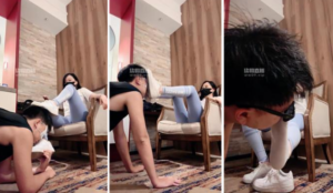 【小妮】健身后原味鞋袜玩贱奴-97LZTD-451272