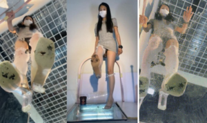 【艺体联盟】血橙高跟凉鞋碾碎小蟋蟀-175舞蹈专业大学生-97LZTD-451311